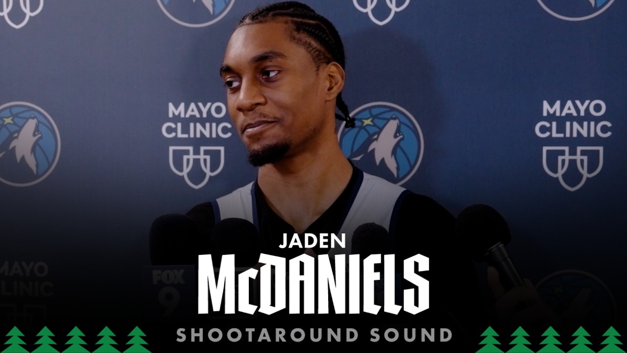“Our Mindset Is Where It Needs To Be.” Jaden McDaniels Shootaround Sound | 04.23.264 23 background