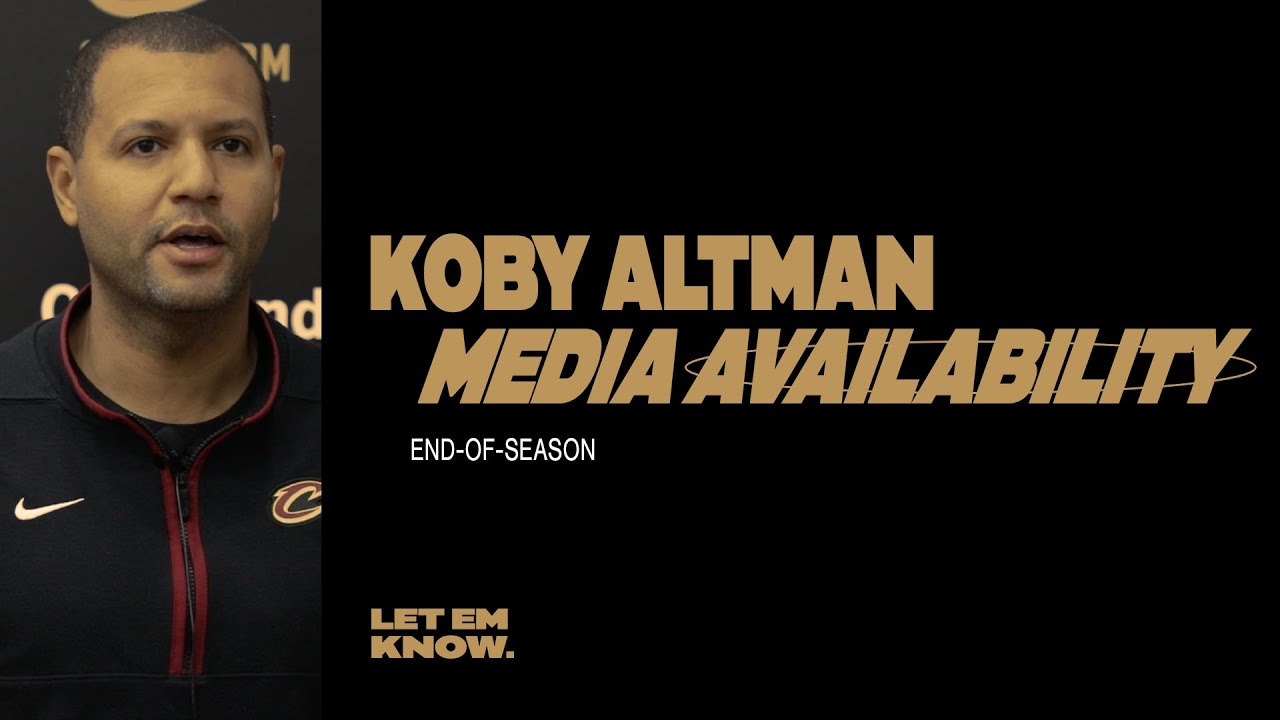 End-of-Season Media: Koby Altman background