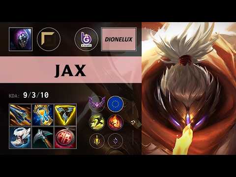 (BGT Dionelux) Jax Top vs Olaf - EUW Master Patch 26.15 background