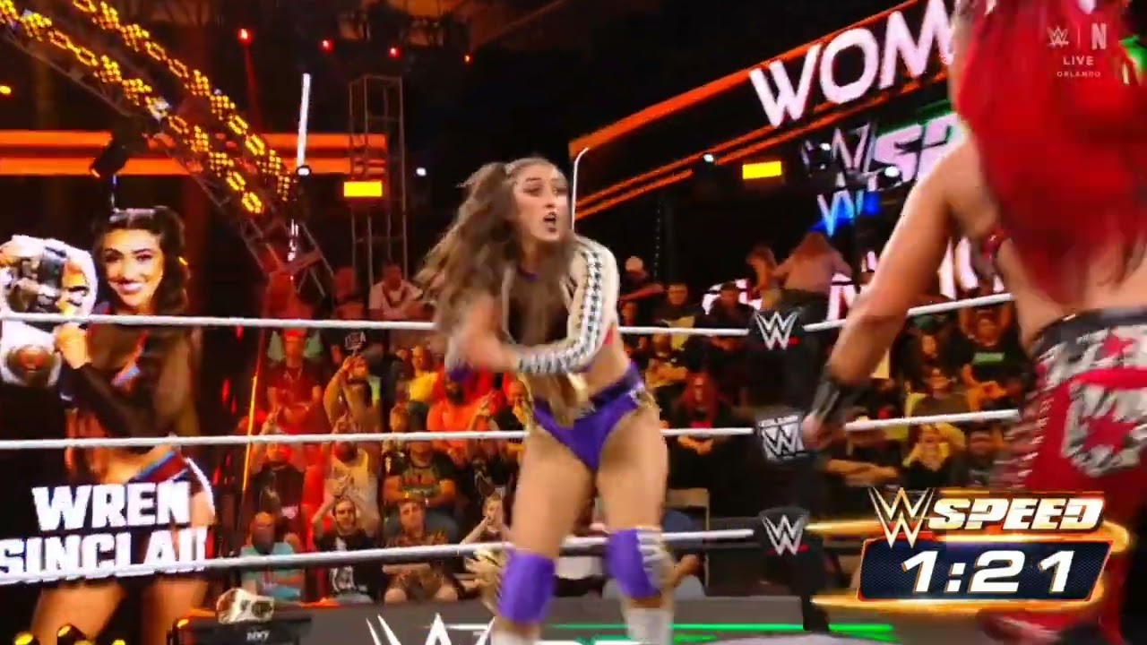 WWE NXT WREN SINCLAIR VS ZARIA 08/04/26