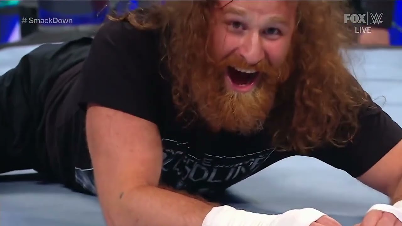Sami Zayn vs Shinsuke Nakamura - WWE Smackdown 5/20/22 (Full Match) background