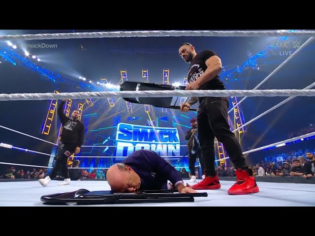 Roman Reigns Attacks Paul Heyman Brock Lesnar Saves - WWE Smackdown 12/17/21 (Full Segment)