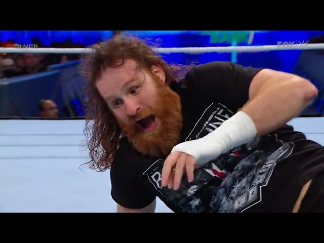 Shinsuke Nakamura vs Sami Zayn MITB Qualifying MATCH - WWE Smackdown 6/24/22 (Full Match) background