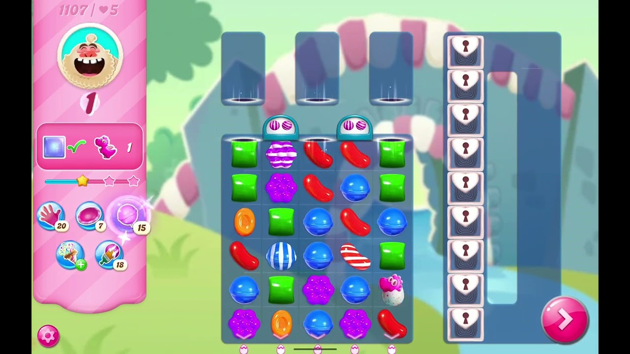 Candy Crush Saga Levels 1104 To 1110