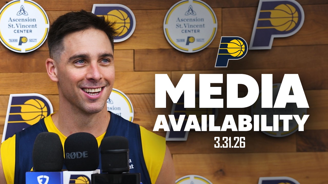 Rick Carlisle & T.J. McConmell speak on T.J. Being NBA Sportsmanship Award Finalist | March 31, 2026