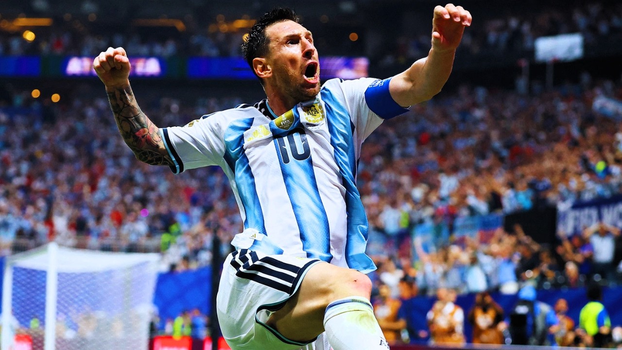 Lionel Messi - All 33 World Cup Goals & Assists background