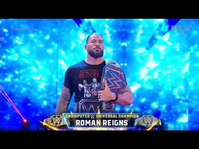 Roman Reigns Solo Entrance - WWE Smackdown 8/19/22 background