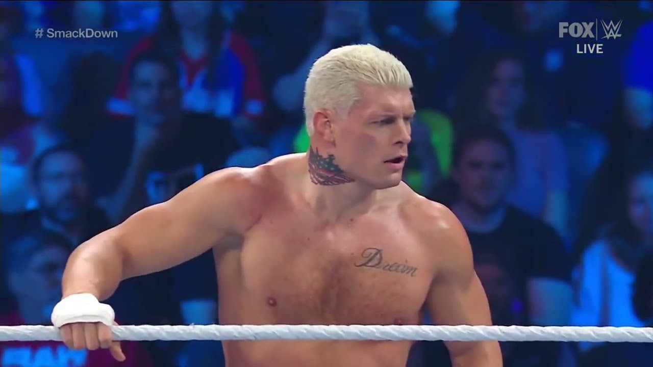 Cody & Jey vs Theory & Waller Undisputed Tag Team Championship – WWE Smackdown 10/13/23 (Full Match) background