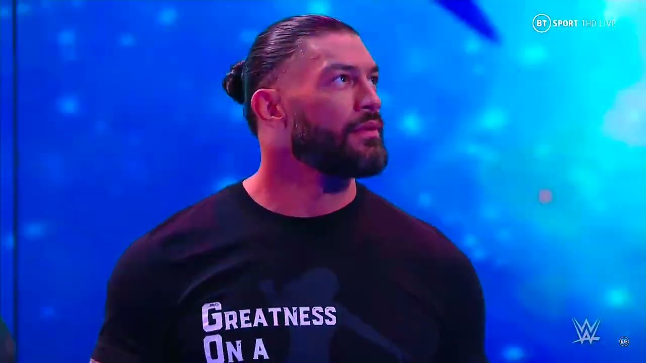 Roman Reigns: Return Entrance Smackdown March18 2022 background