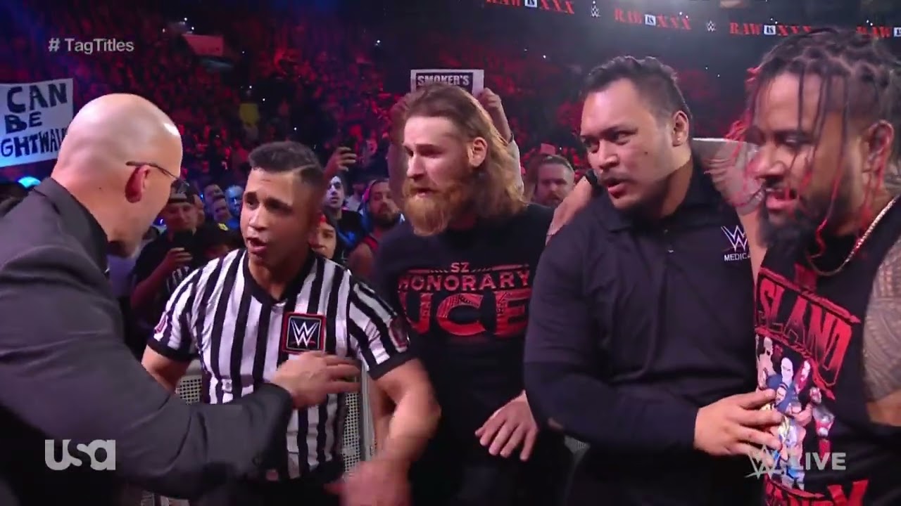 The Usos vs The Judgement Day RAW Tag Team Championship - WWE Raw is XXX (Full Match)