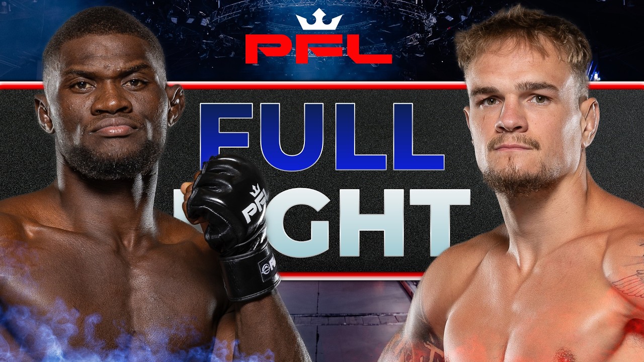 PFL Africa REPRESENTED! | Eliezer Kubanza v Chris Mixan | Full Fight | PFL Washington background