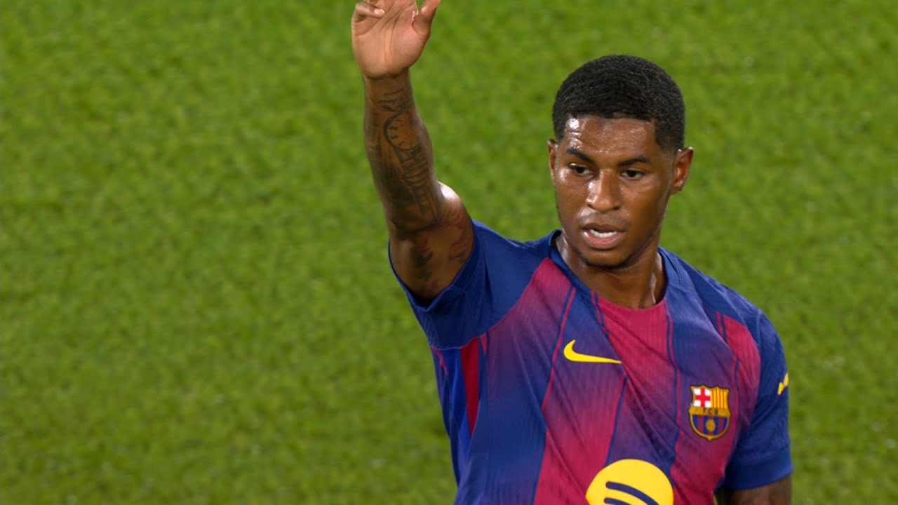 When Marcus Rashford Scored First Goal for Barcelona
