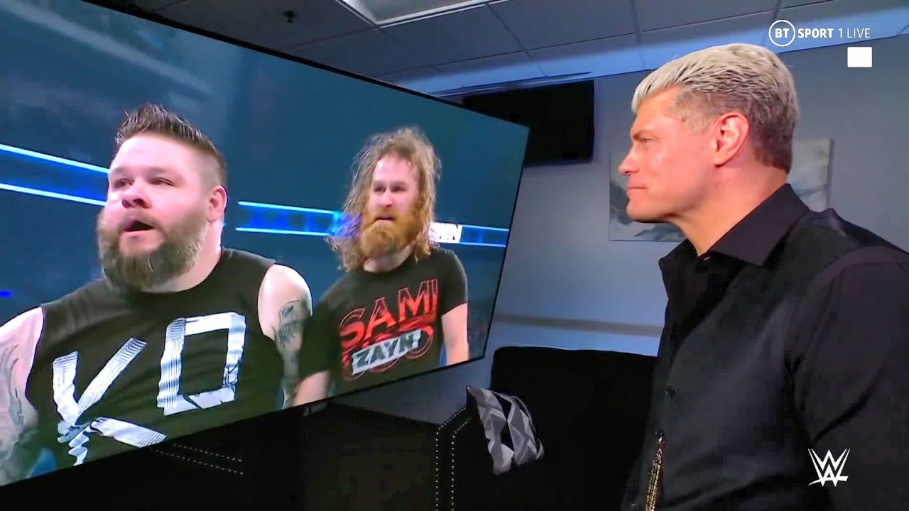 Sami Zayn & Kevin Owens Reunite — WWE Smackdown 3/17/23 (Full Segment) background