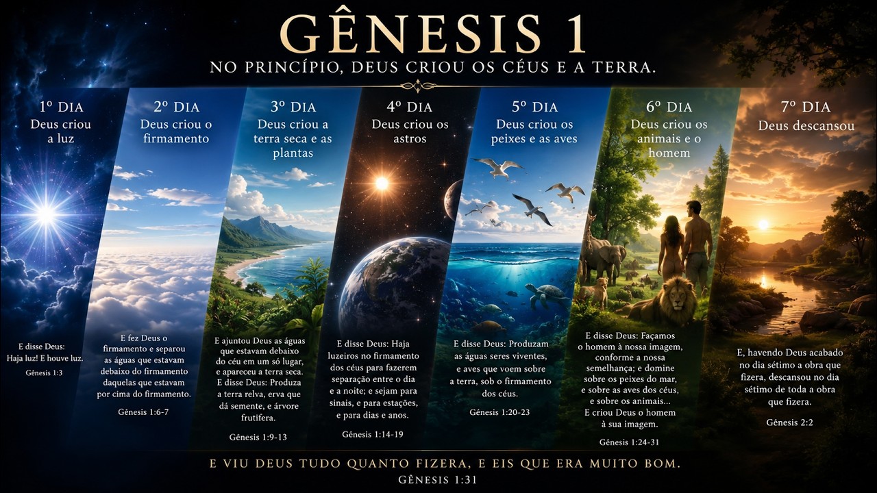 CAPÍTULO 1 - LIVRO DE GÊNESIS EM AUDIO