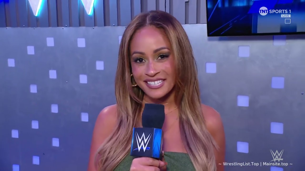 Austin Theory vs Cameron Grimes + Rey Mysterio Jimmy Uso & Solo Sikoa – WWE Smackdown 9/29/23 background