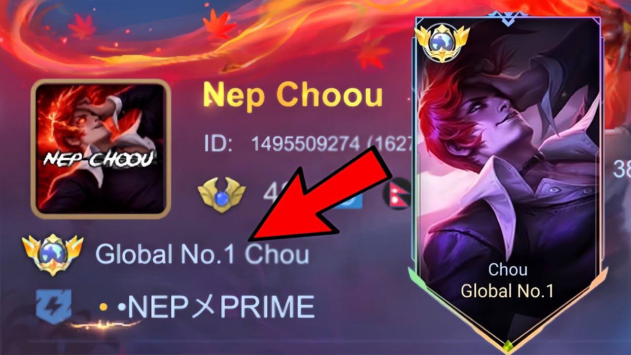 FINALLY I WON THE GLOBAL 1 TITLE, GLOBAL CHOU SUPER INTENSE IMMORTAL HIGH RANK GAMEPLAY HERE!