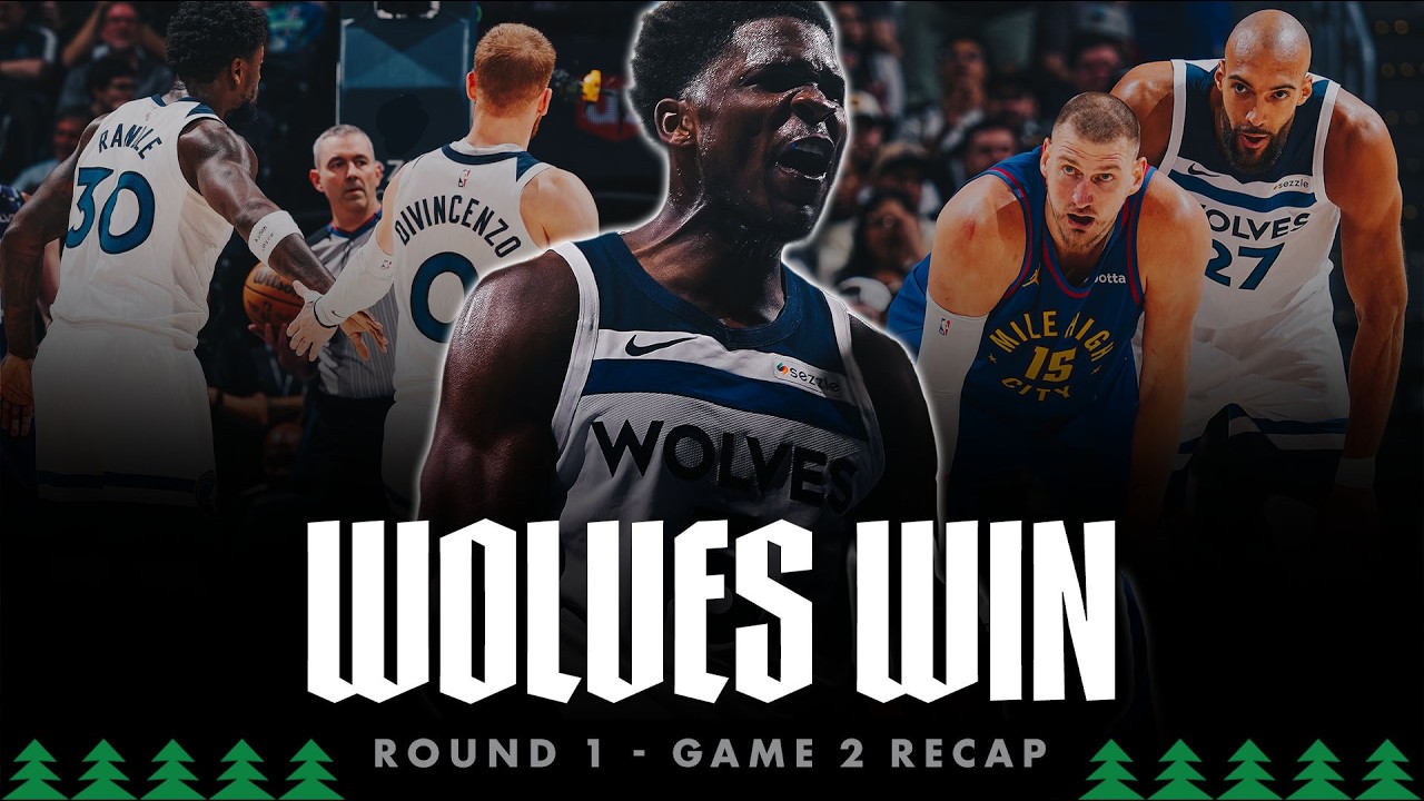Wolves STORM BACK From Down 19 Points To Even Series 1-1 Against Denver Nuggets | Rudy vs. Jokic