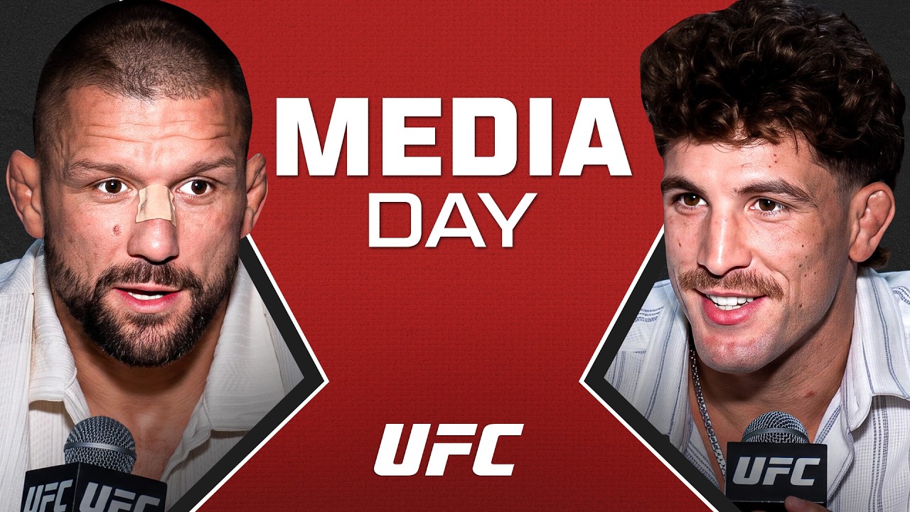 "Gamrot and I Are NOT The Same!" | UFC Vegas 120 Media Day background