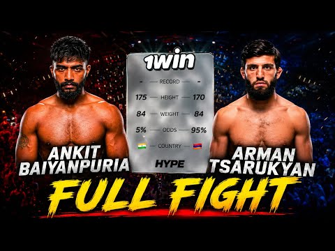 ankit baiyanpuria vs arman tsarukyan Full Fight | ankit baiyanpuria mma fight ||ankit vs arman fight