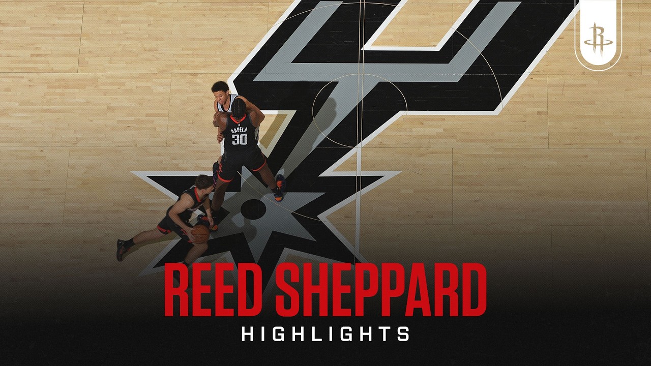 Reed Sheppard (17 points) Highlights vs. San Antonio Spurs