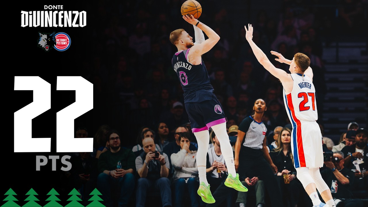 Donte DiVincenzo Drops 22 Points Vs The Detroit Pistons | 03.28.26