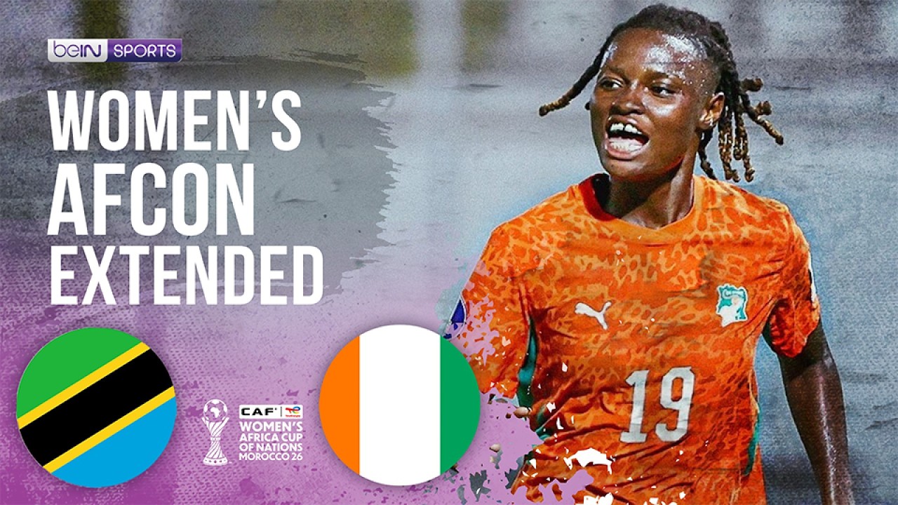 Tanzania vs Ivory Coast|Women's Africa Cup of Nations EXTENDED HIGHLIGHTS|08/04/2026|beIN SPORTS USA background