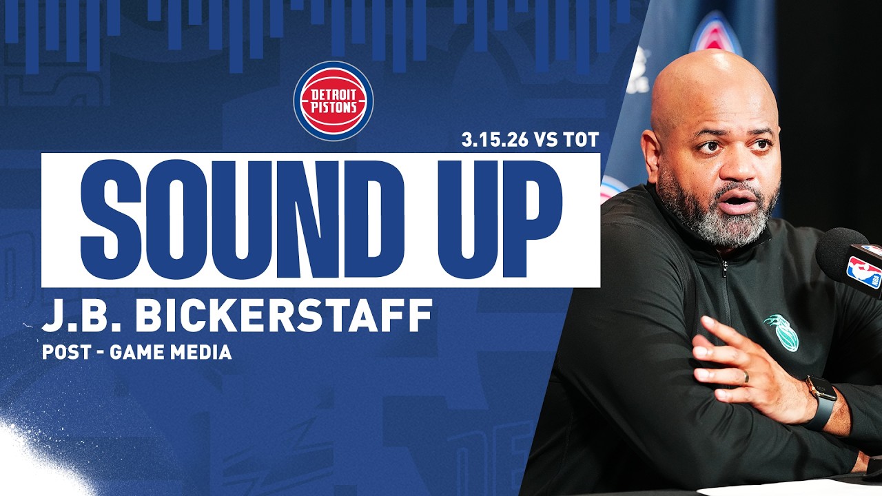 Post-Game Press Conference: J.B. Bickerstaff | Pistons vs. Toronto Raptors | 03.15.26