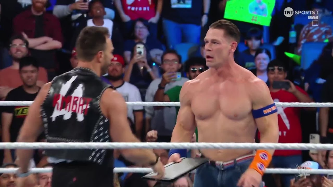 LA Knight Saves John Cena From The Bloodline – WWE Smackdown 9/29/23 (Full Segment) background