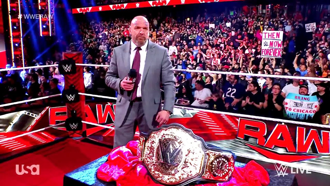 Triple Unveils New World Heavyweight Championship – WWE Raw 4/24/23 (Full Segment)