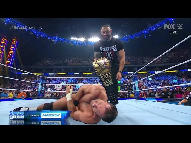 LA Knight vs Solo Sikoa | Roman Reigns Attacks LA Knight (WWE Smackdown 10/13/23) (Full Segment) background