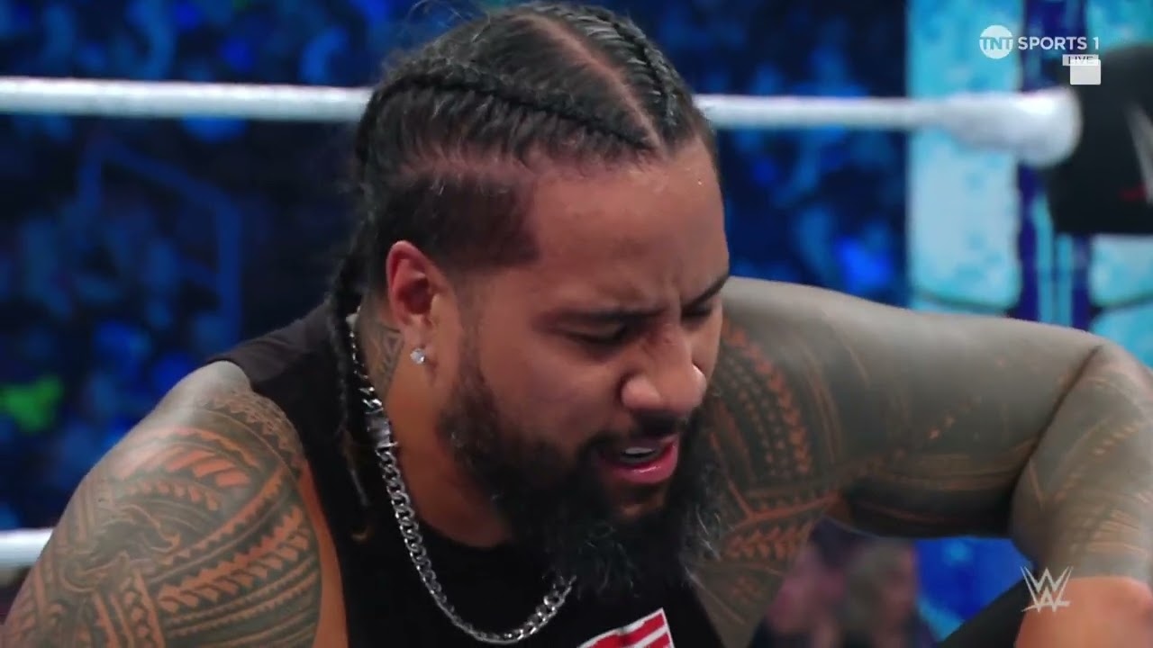 Judgement Day Helps Jimmy Uso & Solo Sikoa vs. AJ Styles – WWE Smackdown 9/8/23 (Full Segment) background