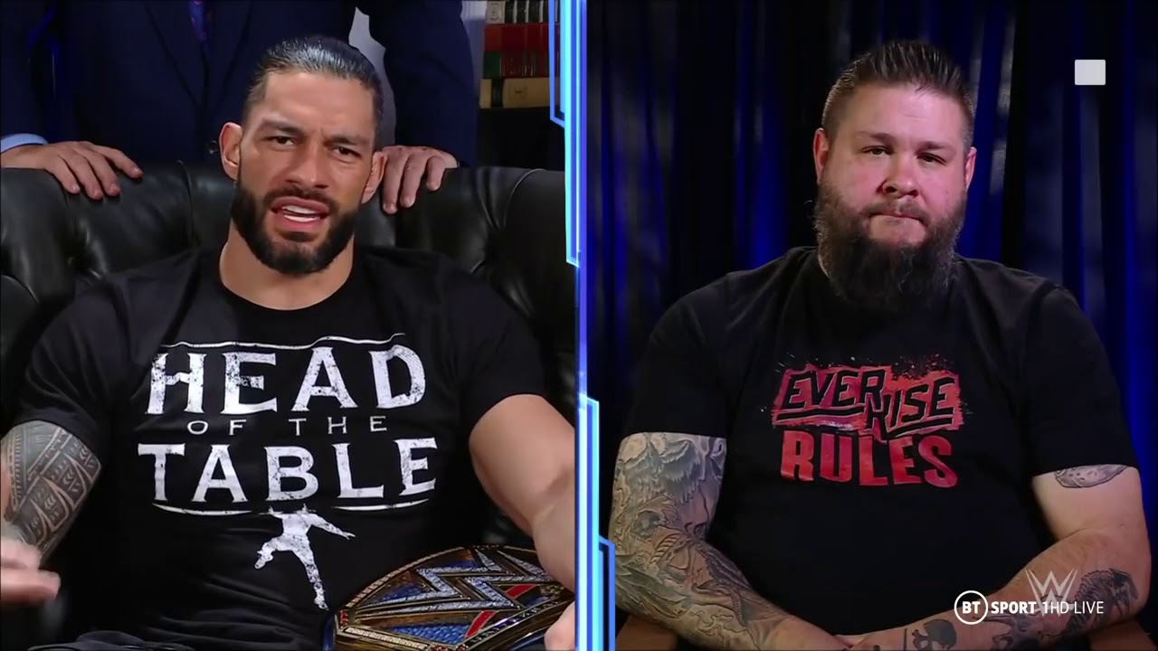 Roman Reigns & Kevin Owens Promo Before Royal Rumble (Full Segment) background