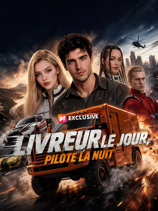 LIVREUR LE JOUR, PILOTE LA NUIT poster