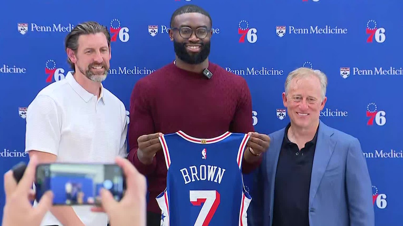 Jaylen Brown's FULL 76ers Introductory Press Conference