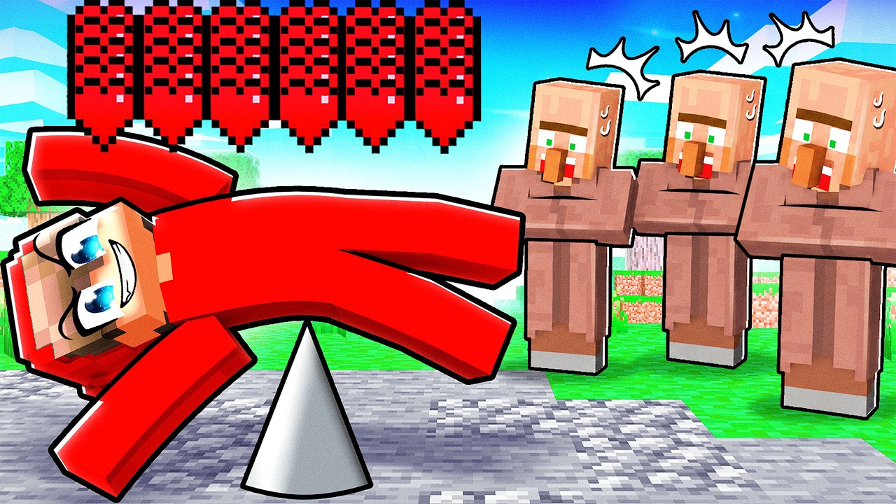 Pranking Villagers With 1,000,000 Hearts (Minecraft)