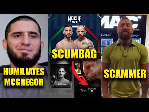 Islam Humiliates McGregor, Dana White A Scumbag & UFC Noche Announced - MMA News background