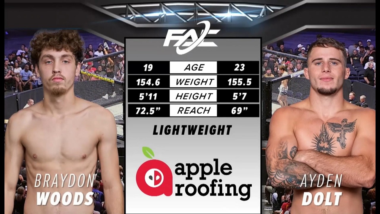 Ayden Dolt vs. Braydon Woods - FAC 35 background