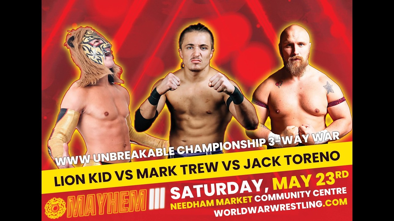 MAYhem III - Unbreakable Championship - TREW vs TORENO vs LION KID.