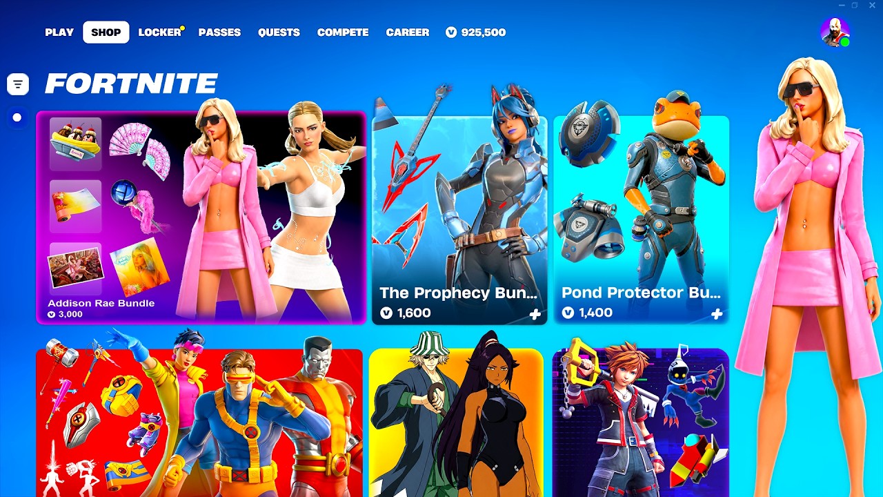 EARLY UPDATE LEAKS Fortnite (Kingdom Hearts, Addison Rae, Shop Skins & Gameplay)