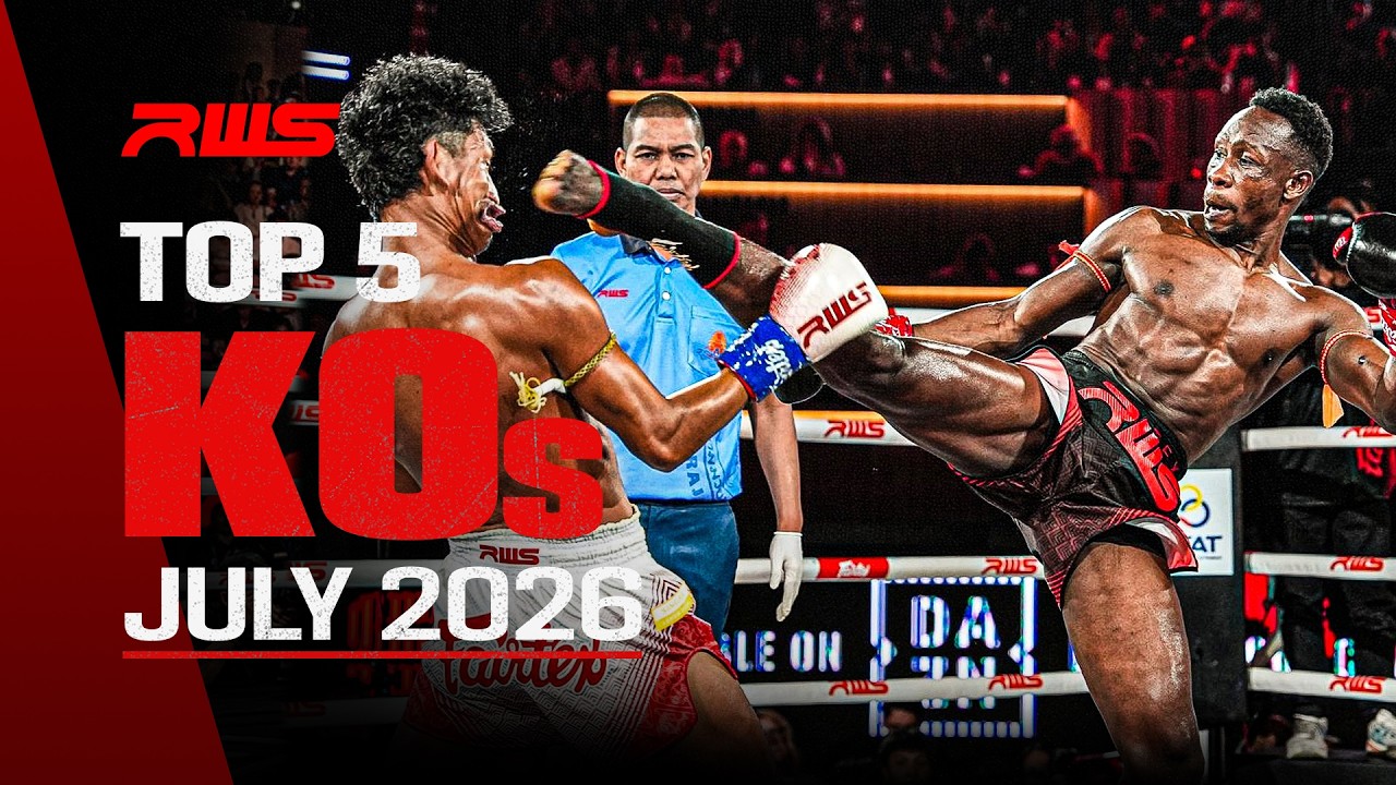 RWS MUAY THAI TOP 5 KNOCKOUTS OF JULY