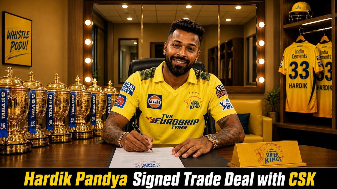 IPL 2027 - Hardik Pandya Signed Trade Deal Officially With CSK | Hardik Pandya Trade to CSK