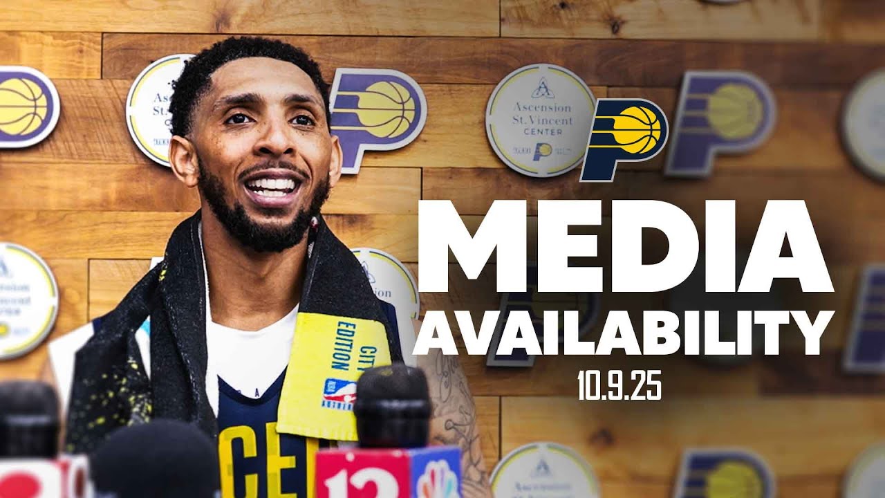 Indiana Pacers Media Availability | October 9, 2025 background