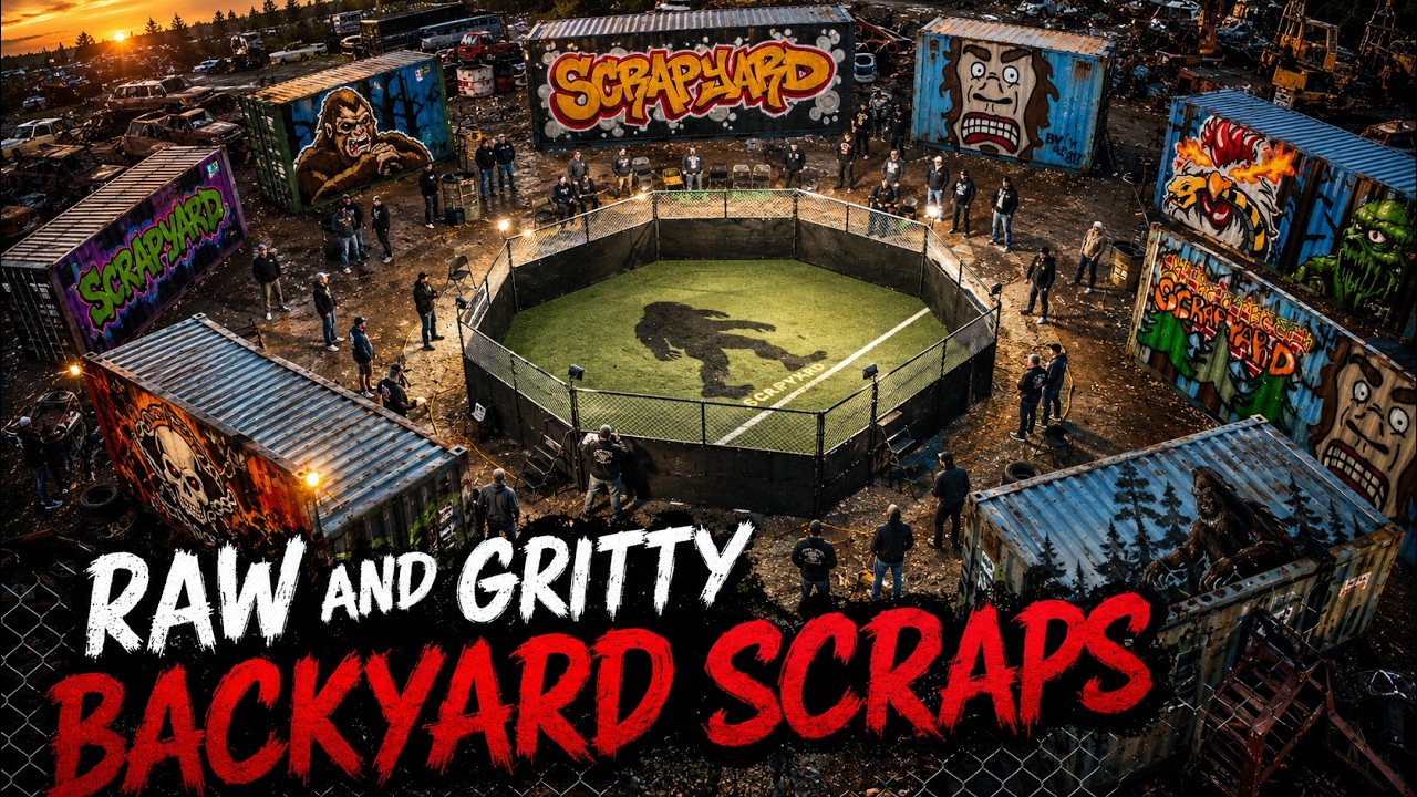 Nothing but Raw and Gritty backyard Scraps background