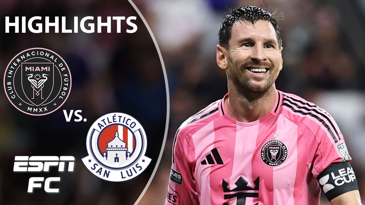 MESSI BRACE đ„ Inter Miami vs. Atletico de San Luis | Leagues Cup Highlights | ESPN FC