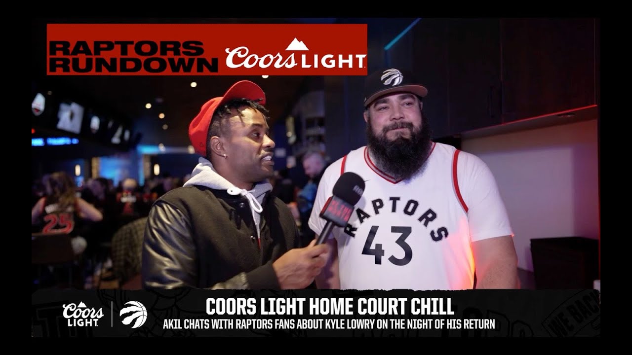 Celebration Season l Raptors Rundown pres. by Coors Light background