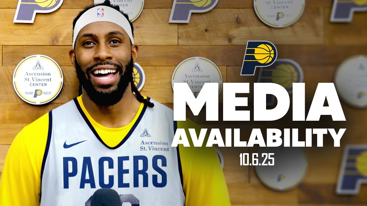 Indiana Pacers Media Availability | October 6, 2025 background