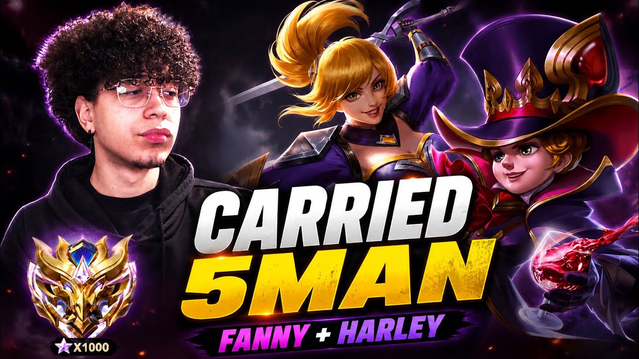 I CARRIED a 5-Man With the 2 Most BROKEN Junglers in MLBB!