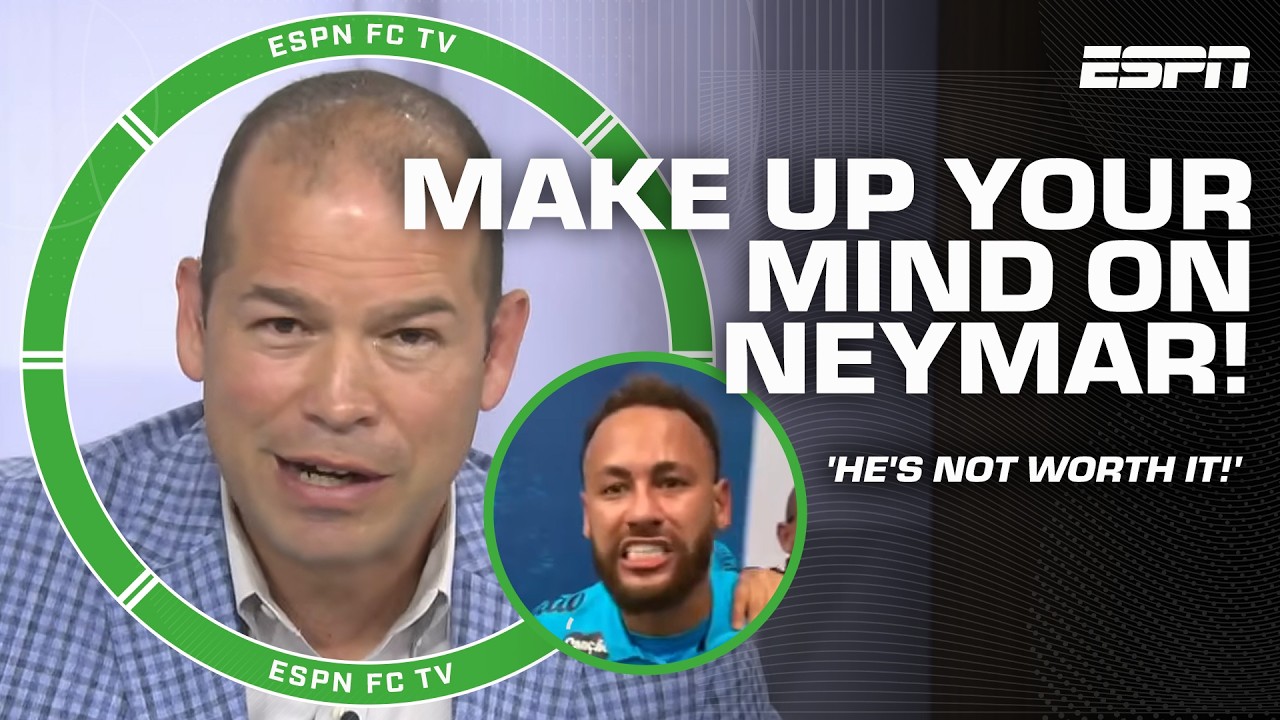Ale Moreno has STRONG reaction to Neymar provoking rival club đ | ESPN FC background
