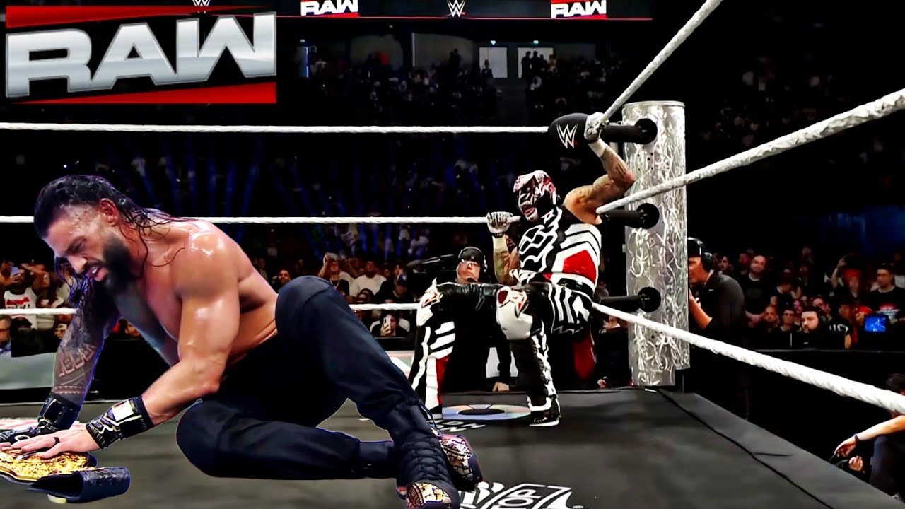Roman Reigns Vs Penta World Heavyweight Championship Match WWE Raw 2026 Highlights