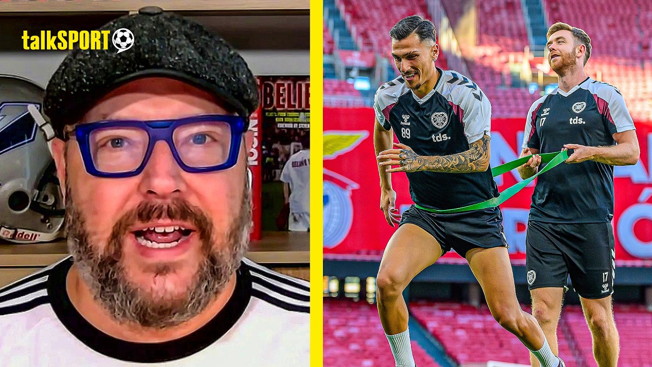 Hearts fan Mark Donaldson EXPLAINS TOUGH TEST of Benfica in the Europa League!